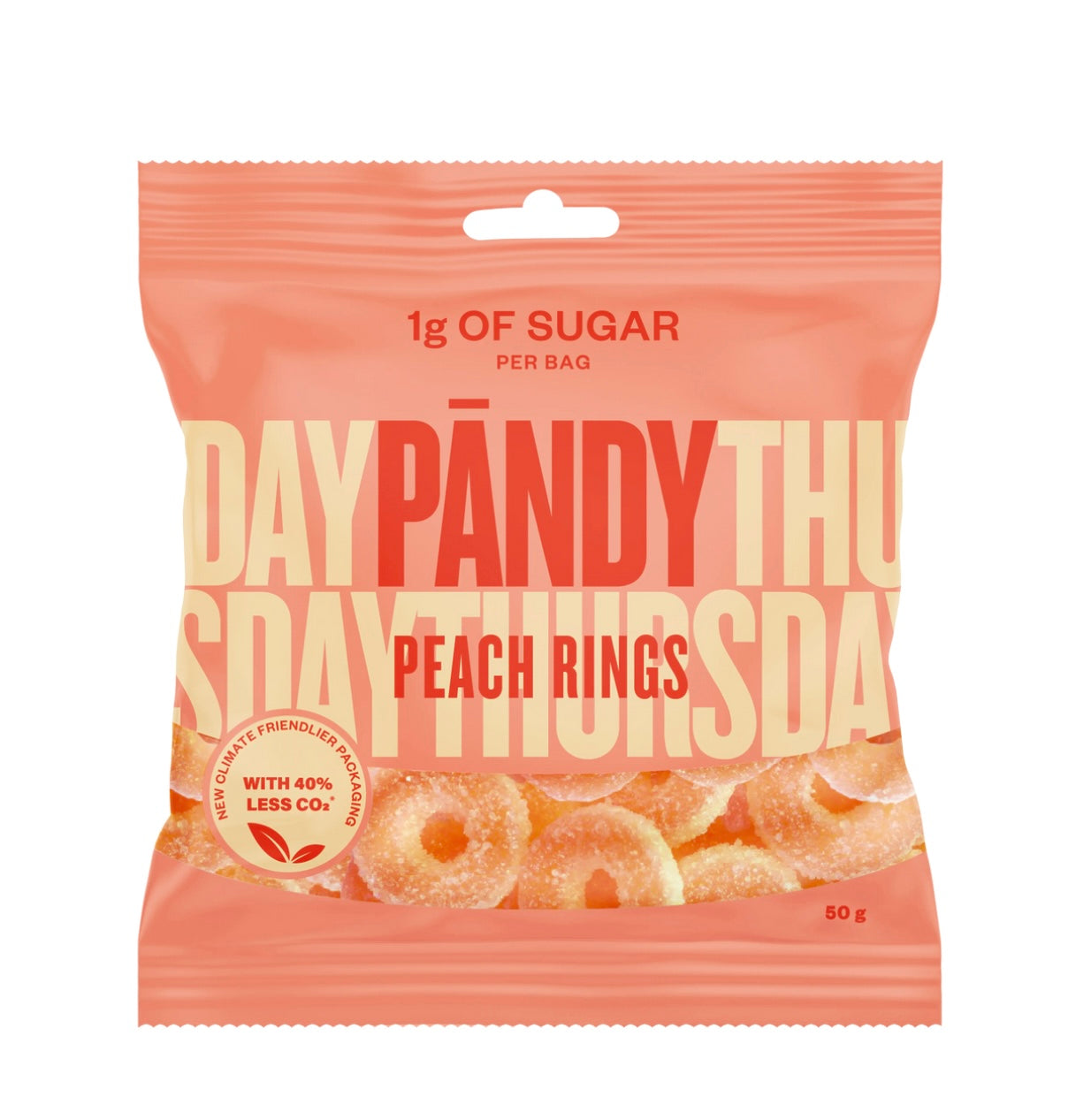Pandy Peach Rings (50 g)