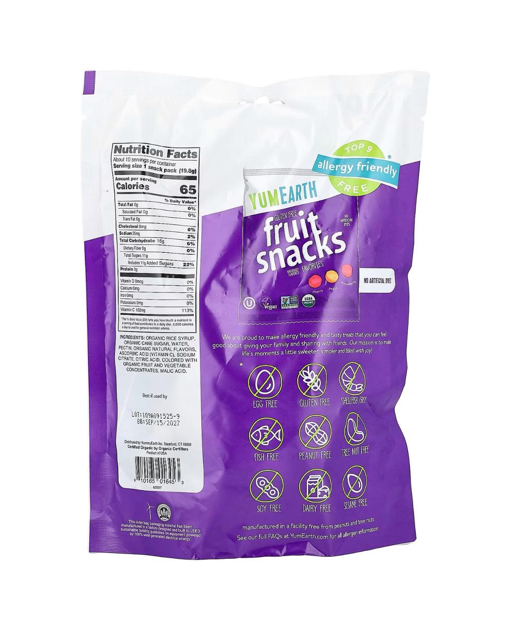 YumEarth Fruit Snacks