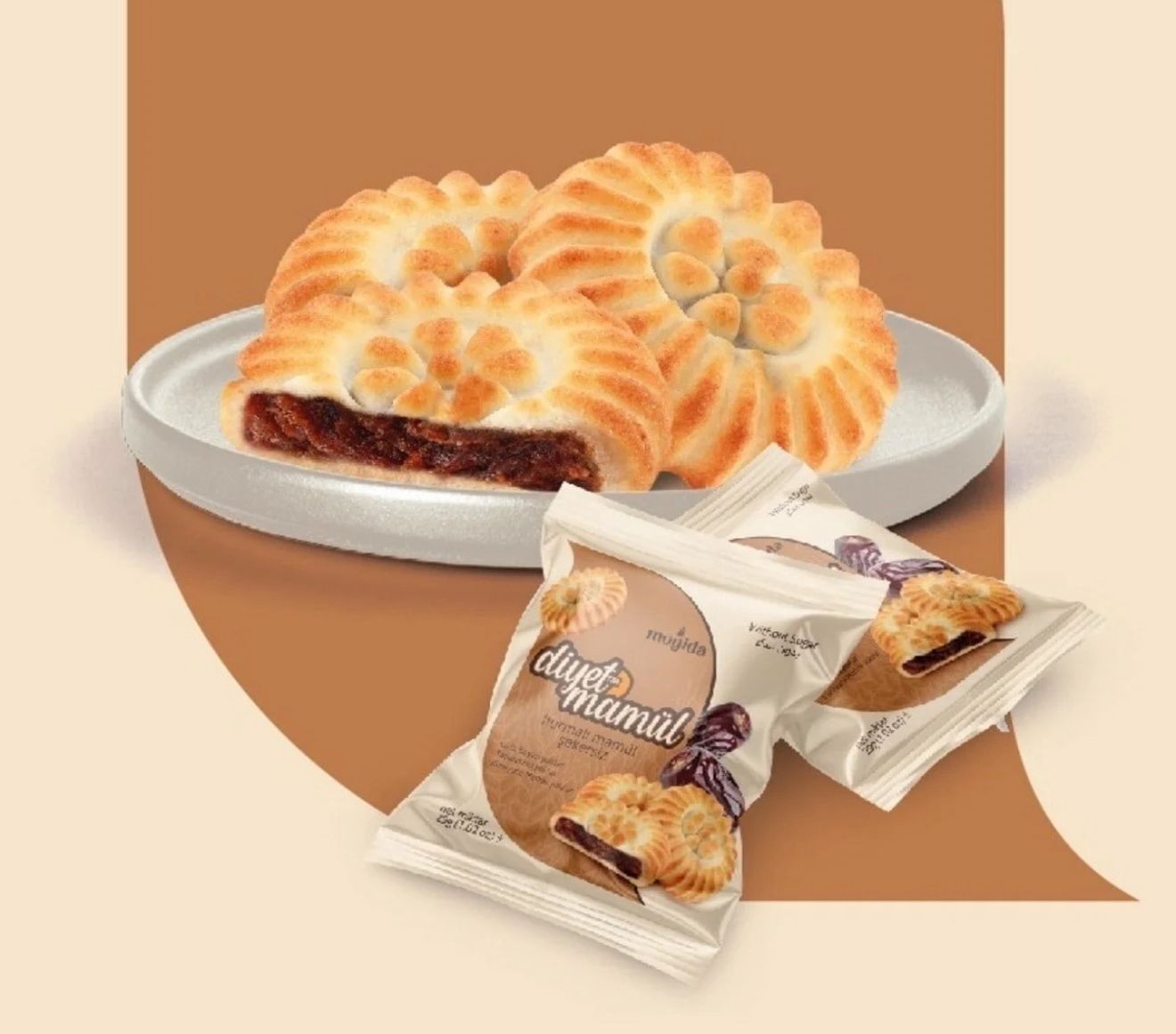 Mogida Sugar Free Maamoul (2 pcs)