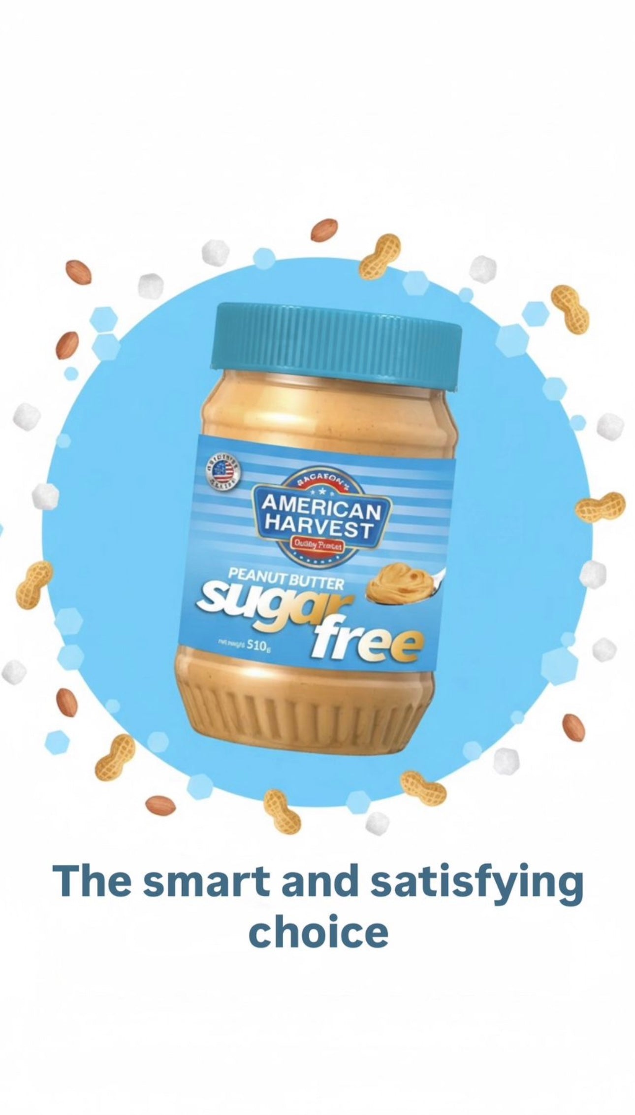 American Harvest Sugar Free Peanut butter