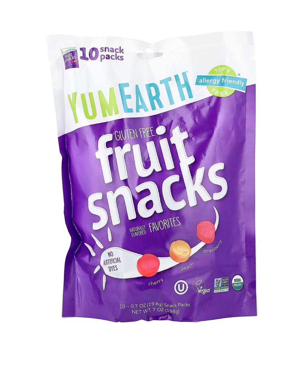 YumEarth Fruit Snacks (10 packs)