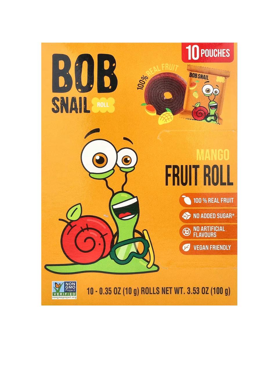 Bob Snail Fruit Rolls 🥭(2 pieces)